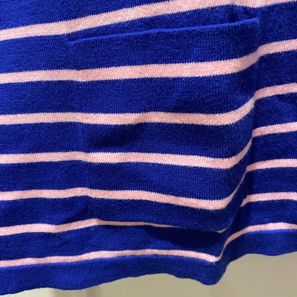 Lilly Pulitzer Elba Sweater, Twilight Blue, Coastal Shell Stripe, Size XS - Picture 6 of 8